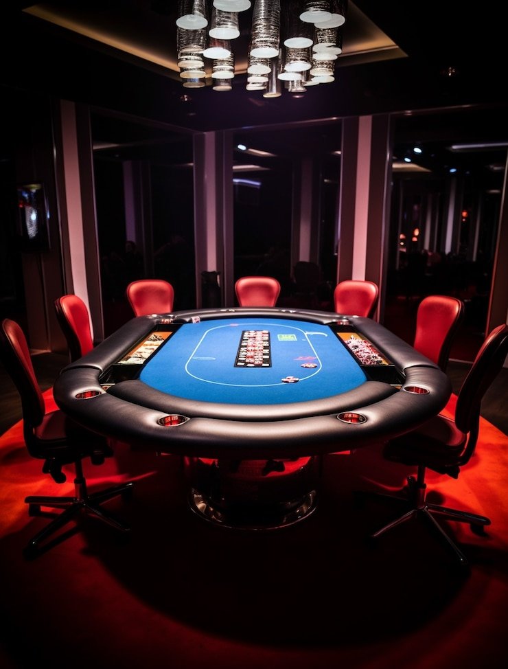 Meja dealer langsung Captain's Bounty dengan streaming multi-kamera berkualitas tinggi